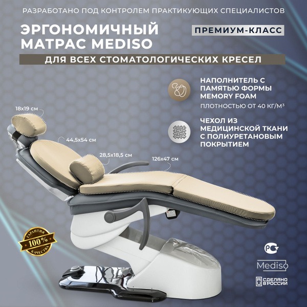 Mediso Dental Mattress, 50x170cm