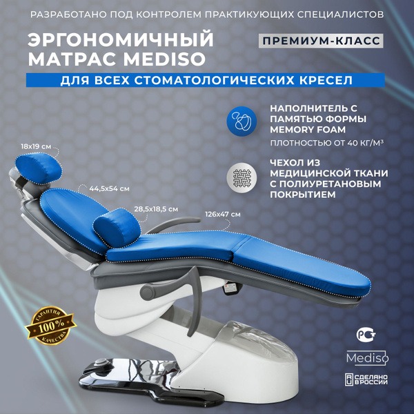 Mediso Dental Mattress, 50x170cm
