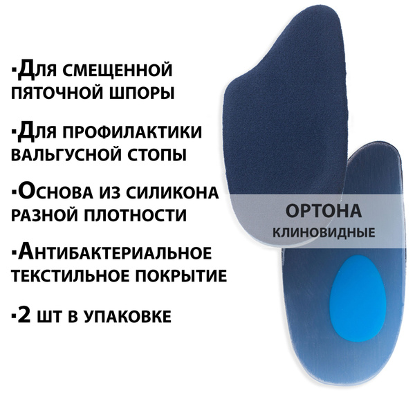 Wedge Heel Cups (Size L) Silicone