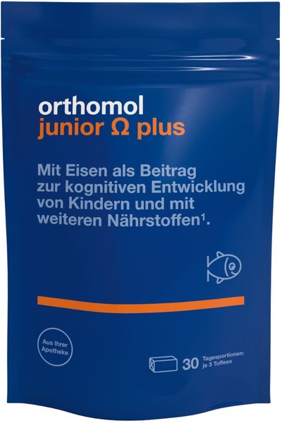 Orthomol Junior Omega Plus 30-Day Supply: Germany's Top Gummies for Kids