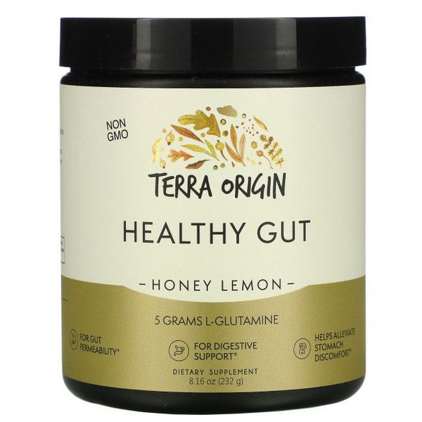 Terra Origin Gut Health Supplement: Honey & Lemon, 232g