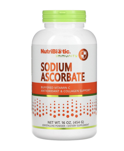 NutriBiotic Sodium Ascorbate Vitamin C Powder, 16 oz