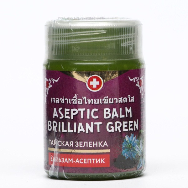Thai Binturong Brilliant Green Balm with Black Sesame Extract (50g)