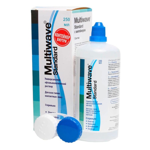 Multiwave Standard Contact Lens Solution (250ml with Case)