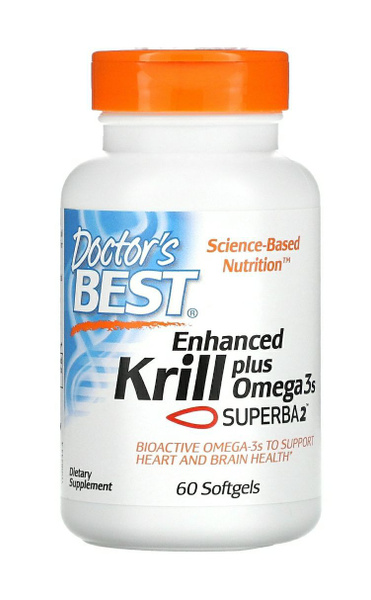 Doctors Best Superba Krill Oil Omega-3s (60 Capsules)