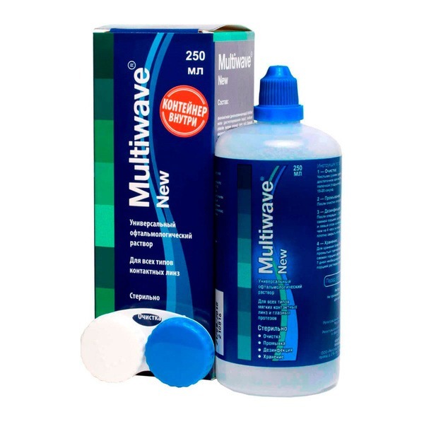 MultiWave-New Contact Lens Solution (250ml with Case)