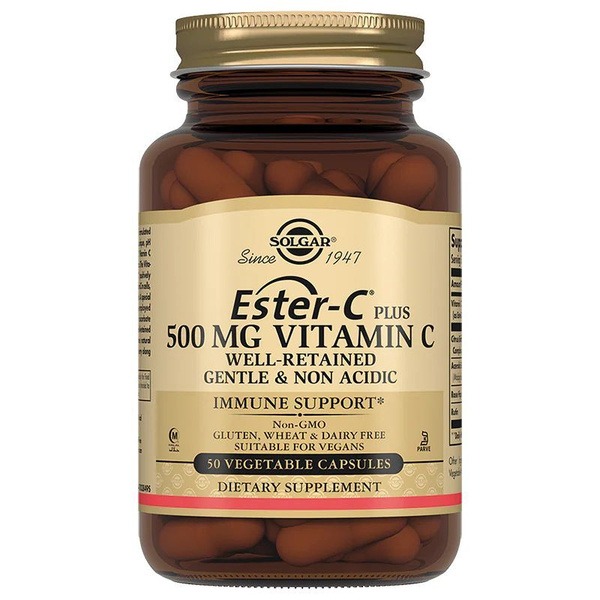 Solgar Ester-C Plus Vitamin C 500mg Capsules (50 Count)