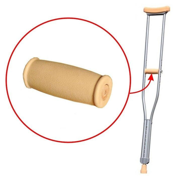 Pair of Soft Wrist Supports for Crutches