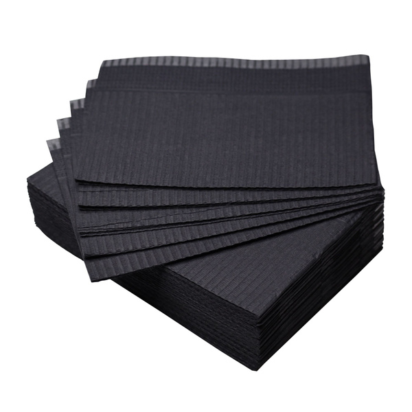 Waterproof Dental Bibs (33x45cm, 125 Black)