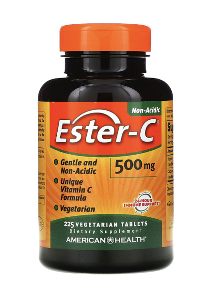 Ester-C Vitamin C 500mg, 225 Vegetarian Tablets