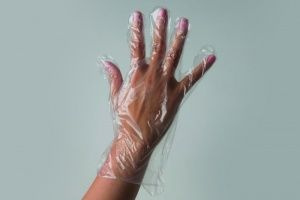 Clear Disposable Polyethylene Gloves (Large), 50 Pairs/Pack