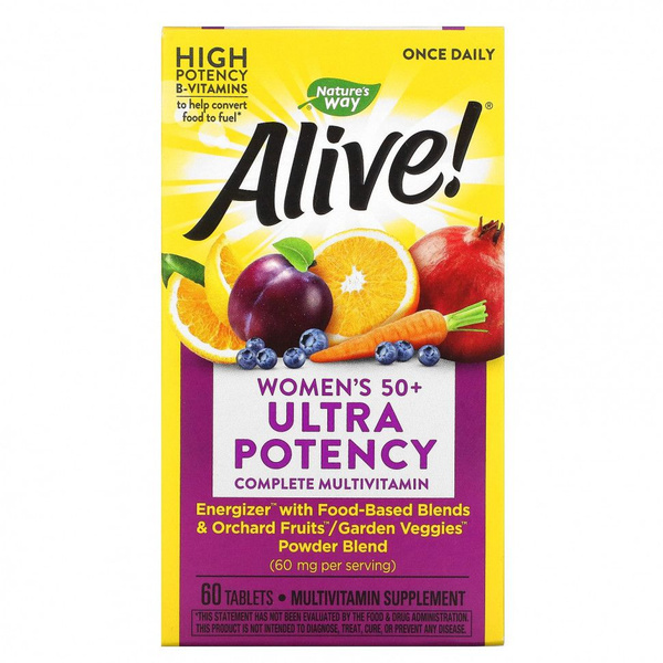 Nature's Way Alive! Women's 50+ Multivitamin - 60 Tablets