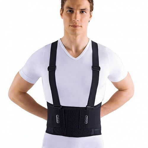 Reinforced Corset Belt PC-220 ORTO: 25cm, Black XL