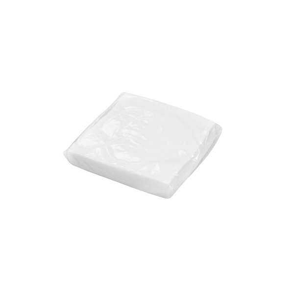 100-Count Disposable Spunlace Wipes, 18x18", White