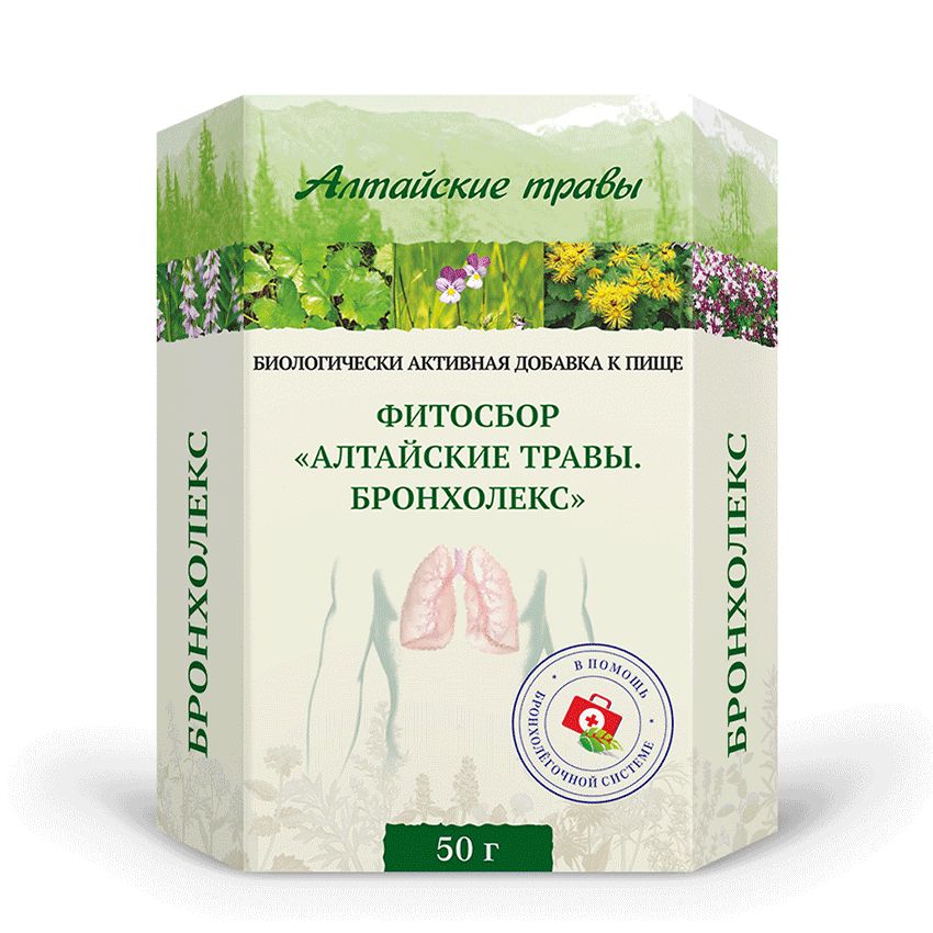 Broncholex Herbal Tea: Altai Mountain Herbs (50g)
