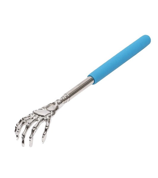 Back Scratcher Extender: Telescopic Massager, Blue, 22-58cm