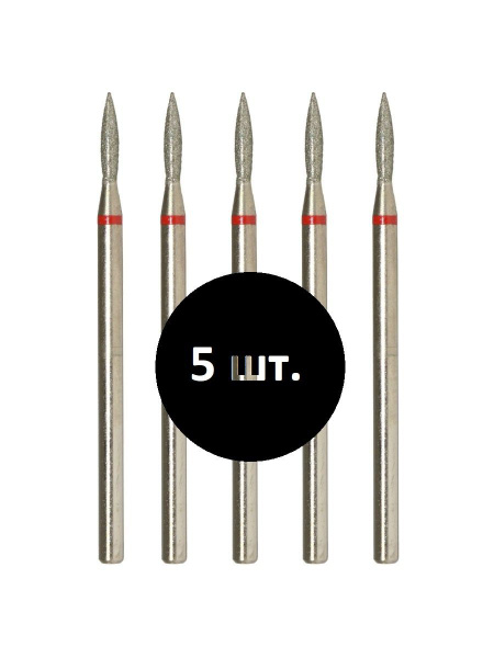 VladMiVa Nail & Pedicure Machine Replacement Part 856.104.243.080.018 Flame Sharp 018 Red