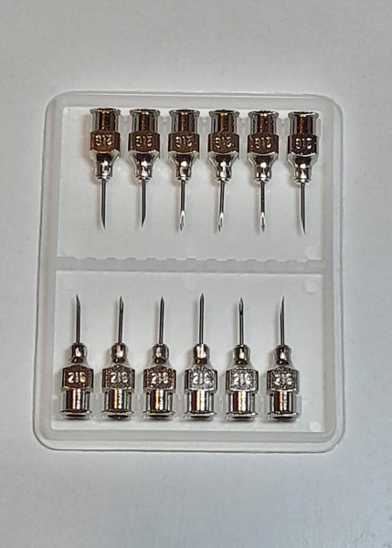 Reusable 0.8x10mm Luer-Lok Needle