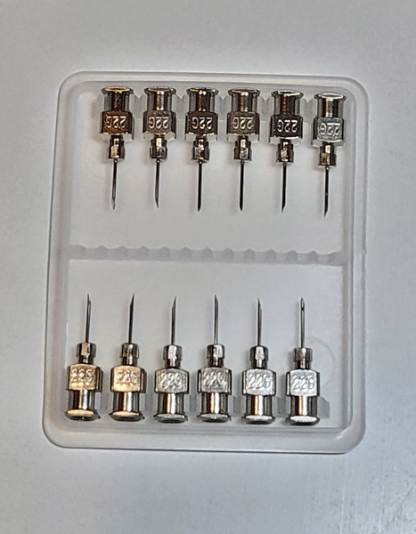 Reusable 0.7x10mm Luer-Lok Needle