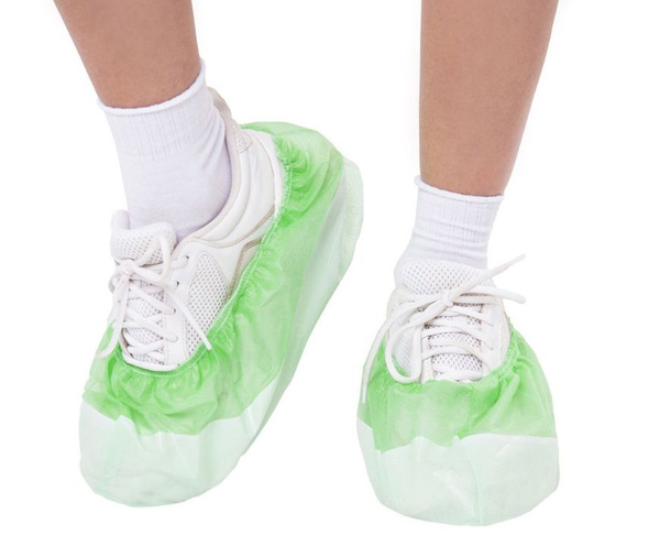 EleGreen Disposable Laminated Shoe Covers: 250 Pairs/Pack