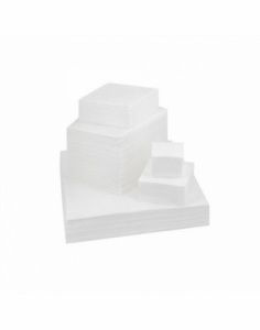IGRObeauty White Spunlace Embossed Wipes (20x30cm, 50gsm), 100 Pack