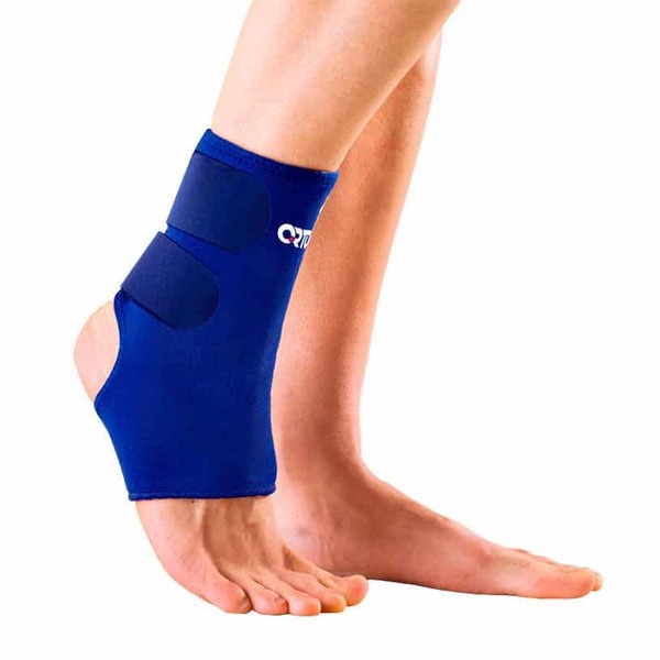 Ankle Brace NAN-309: Breathable Neoprene & CoolMax Support with Heel Opening (Medium)