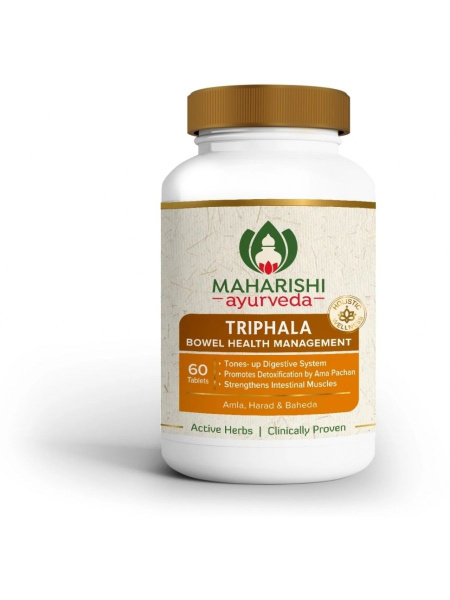 Triphala Tablets (60 Count) - Maharishi Ayurveda Supplement
