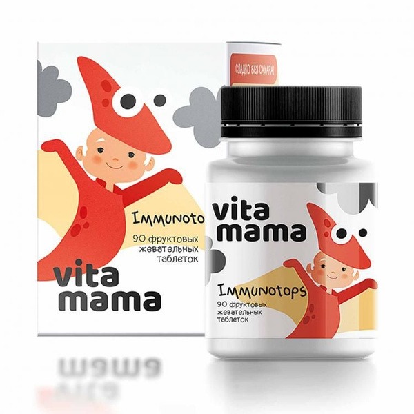 Vitamama Immunotops: Fruit Chews with Vitamins A, C & D