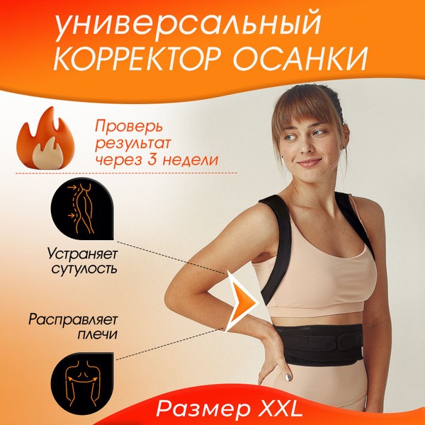 Posture Corrector for Men & Women: Back Support Belt