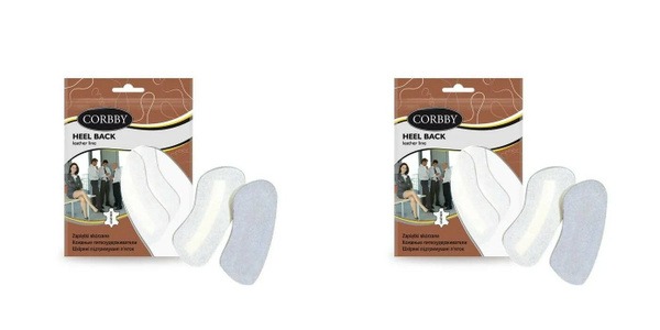 Genuine Leather Heel Grips (2 Pairs)