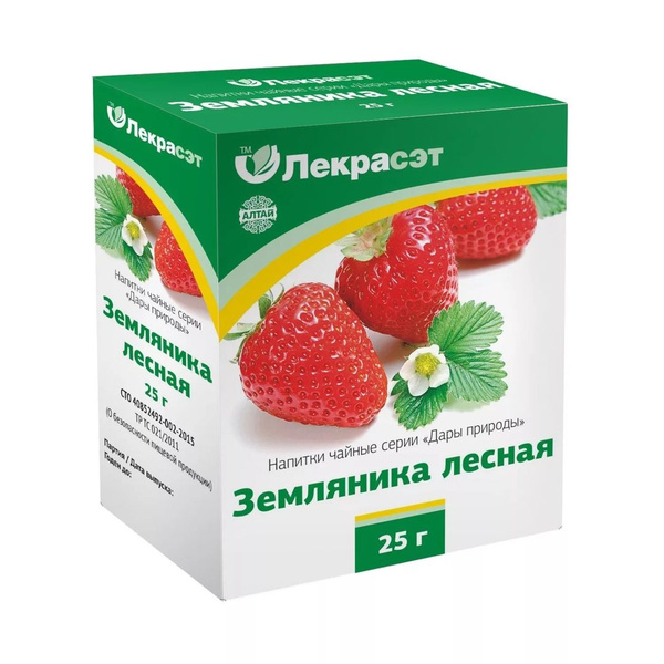 Wild Strawberry Leaf Tea, 25g (Lekra-SET)
