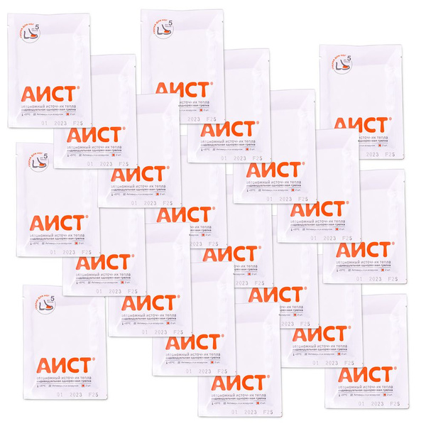 Aist T5 Self-Heating Foot Warmers (20-Pack)