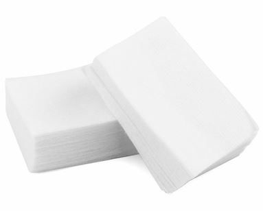 White Spunlace Wipes 7x7cm (500 Count)