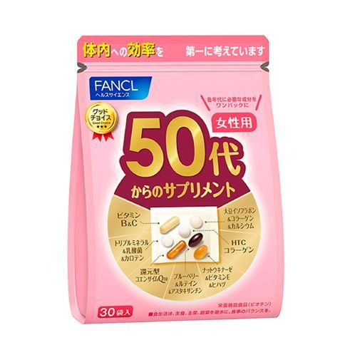 FANCL Women's 50+ Multivitamin, 30-Day Supply