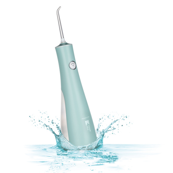 FLOSSERPIK POWER SPA: Portable, Waterproof Oral Irrigator with 4 Nozzles