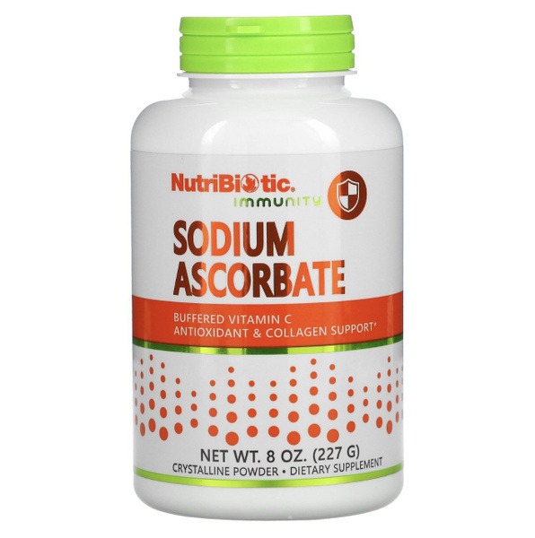 NutriBiotik Sodium Ascorbate (227g) - Crystalline Vitamin C Supplement