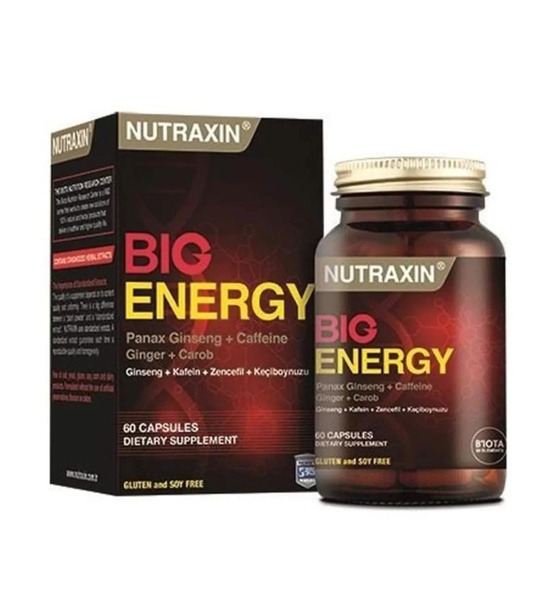 Nutraxin Big Energy Capsules: Boost Endurance & Performance (60 Count)