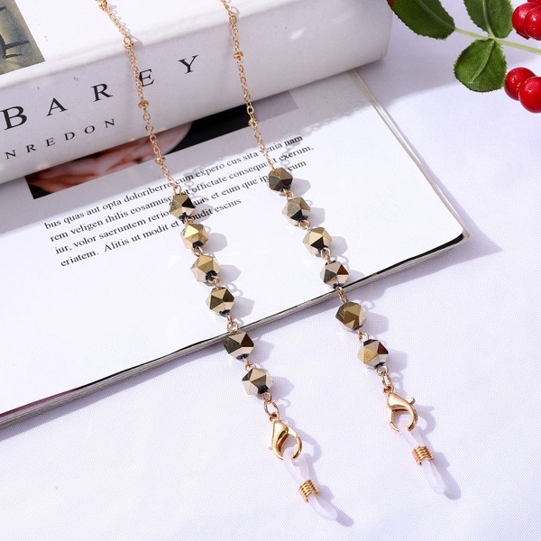 Women's Crystal Eyeglass Chain Holder