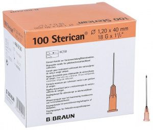 B. Braun Sterican 18G Injection Needles for Phlebotomy