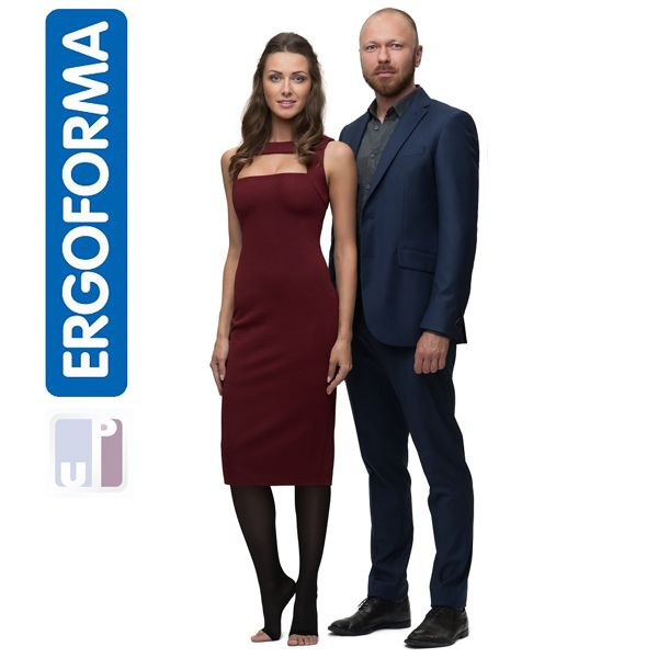 Ergoforma 216 Black Compression Stockings (Class 1)