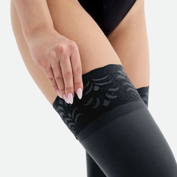 Venoteks Black Compression Stockings - 1 Pair (Class 1 Compression)