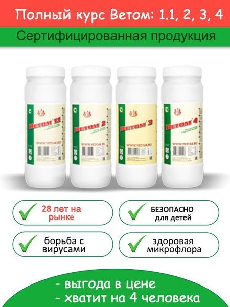 Veton 1.1, 2, 3, 4 Powder for Humans: Dosage & Guide