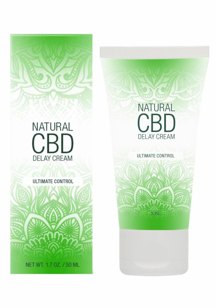 Natural CBD Delay Cream for Men: 50ml Long-Lasting Formula