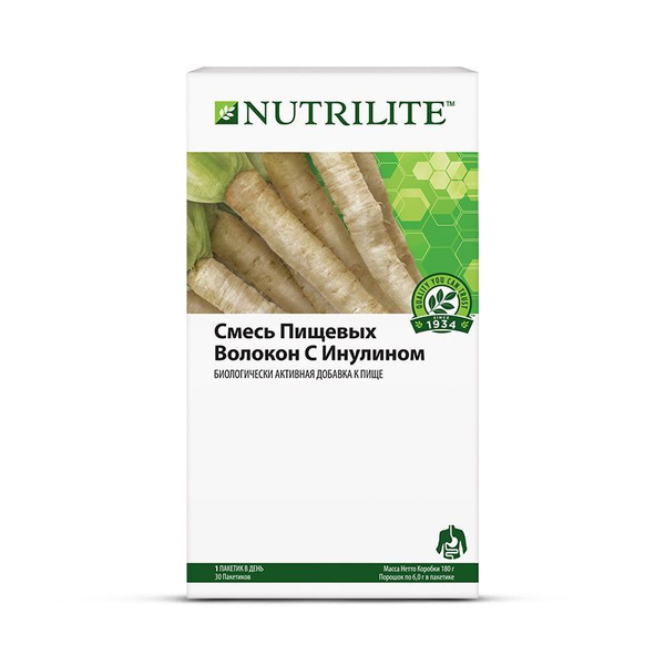 Amway Nutrilite Inulin Fiber Blend: 30 Sachets (0.6g Powder per Packet)