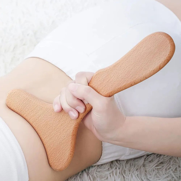 Guasha Tool: Wooden Scraping Massage Stick