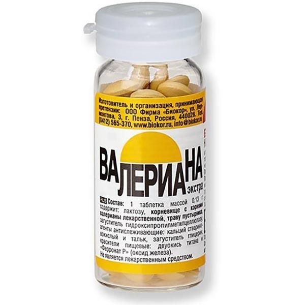 Valerian Extract Tablets - 50ct Biocor (Dietary Supplement)