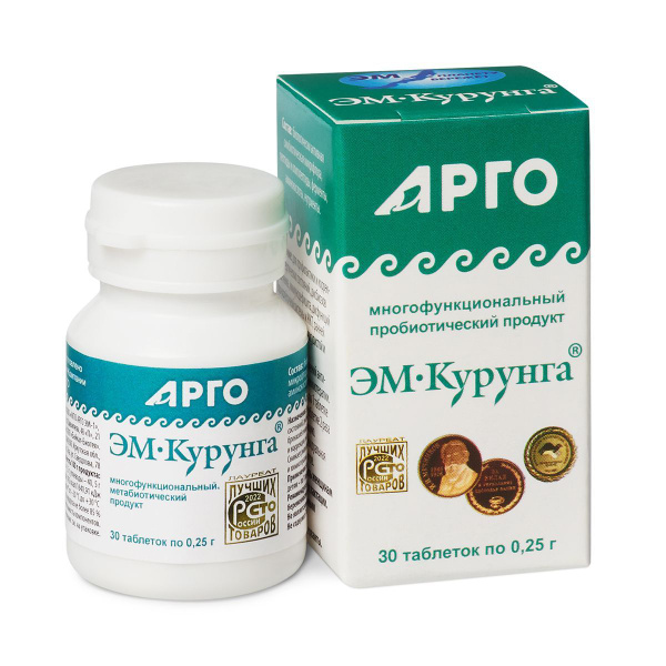 Kurunga Shablina EM Probiotic Tablets for Gut Health (30 Count)