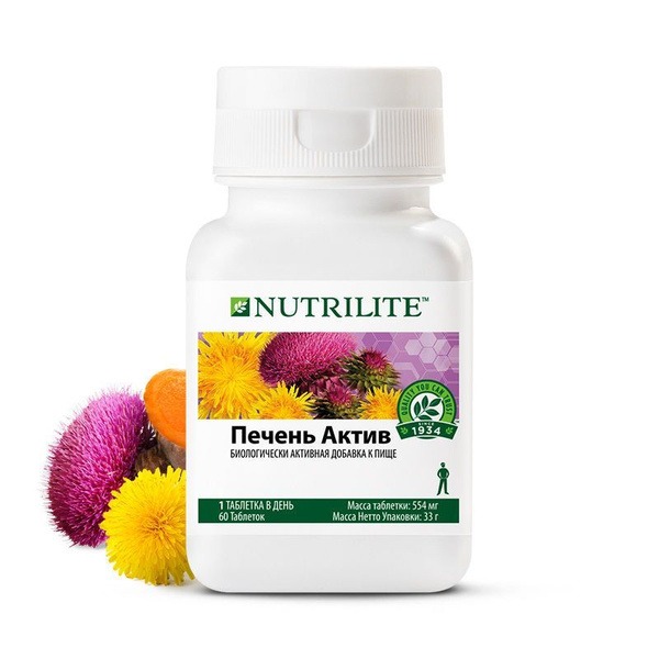 Nutrilite Liver Support Supplement - 60 Tablets