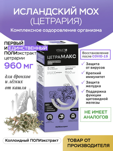 Cetraria Island Moss Extract: VITAUCT's CetraMAX Polyextract