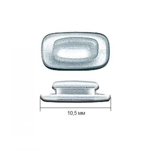 OptiTech Nose Pads for Glasses: Enhanced Comfort, Clip-On, Symmetrical (2 Pairs)
